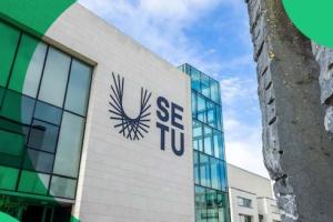 South East Technological University building with logo